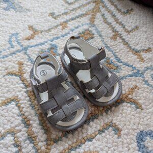 Infant Sandals, Gray, Size 3